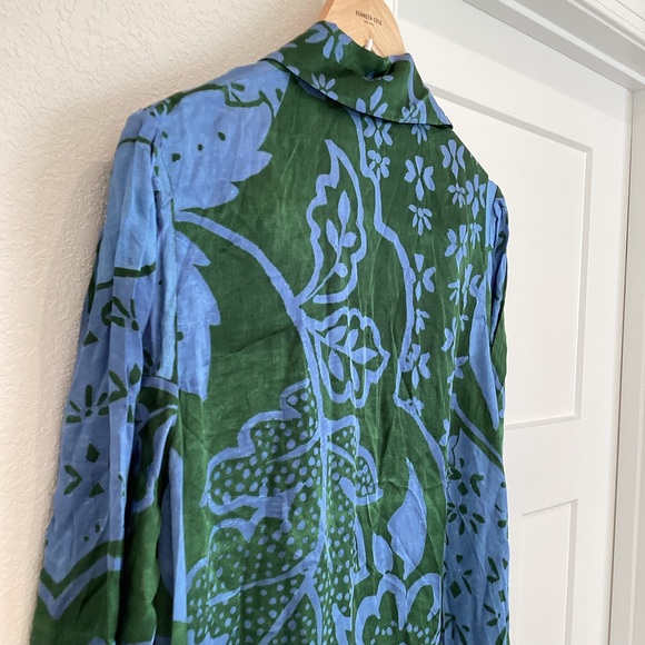 ❌Sold - Anthropologie Long-Sleeve Printed Shirt Dress Corey Lynn Calter - Picture 13 of 15